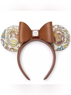 2025 Disney Parks Dooney & Bourke Beauty And The Beast Ears Headband NWT